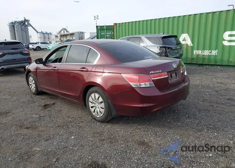 2012 Honda Accord 2.4 Lx из США, поврежденный, VIN 1HGCP2F34CA238357